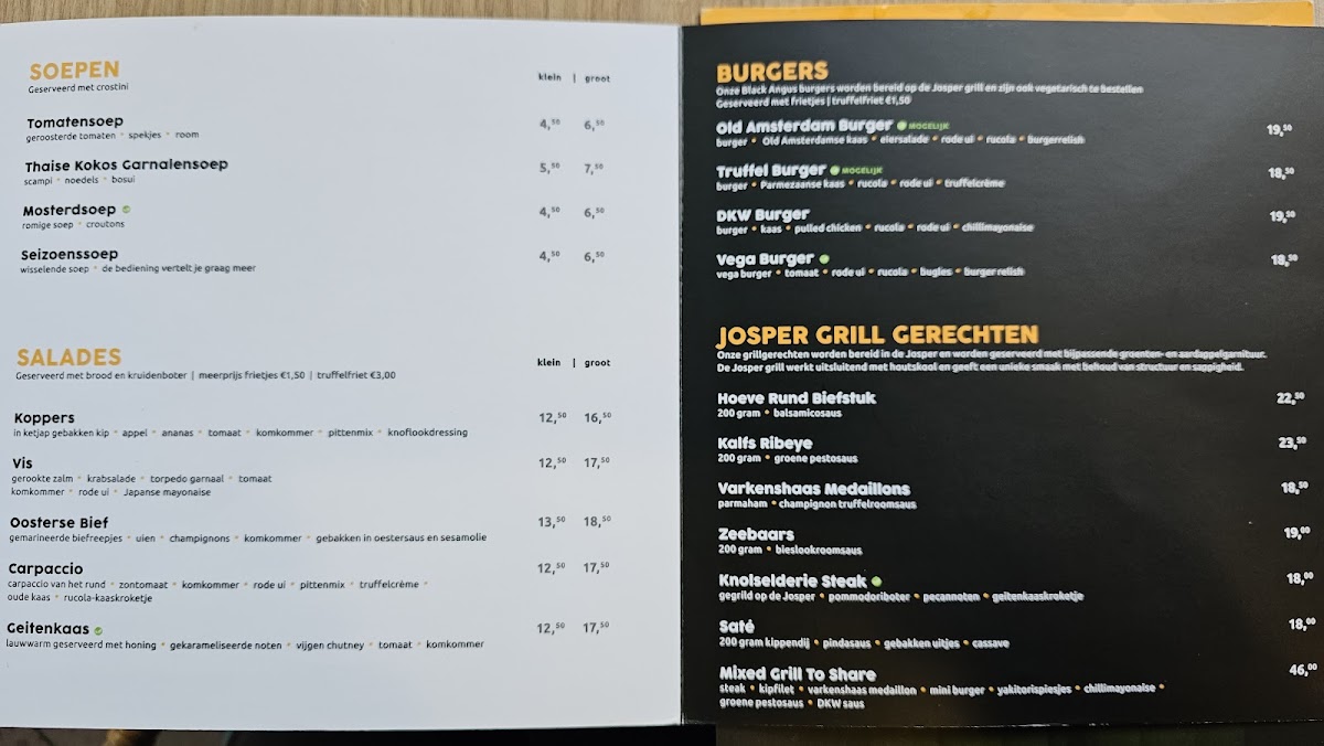 Menu Restaurant / Café De Kleine Winst-6