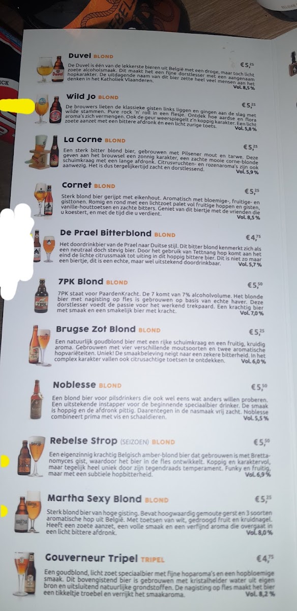 Menu Restaurant / Café De Kleine Winst-9